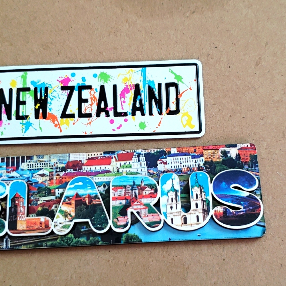 New Zealand and Belarus Magnets - Picture 3 of 4